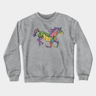 Patchwork Arabian Crewneck Sweatshirt